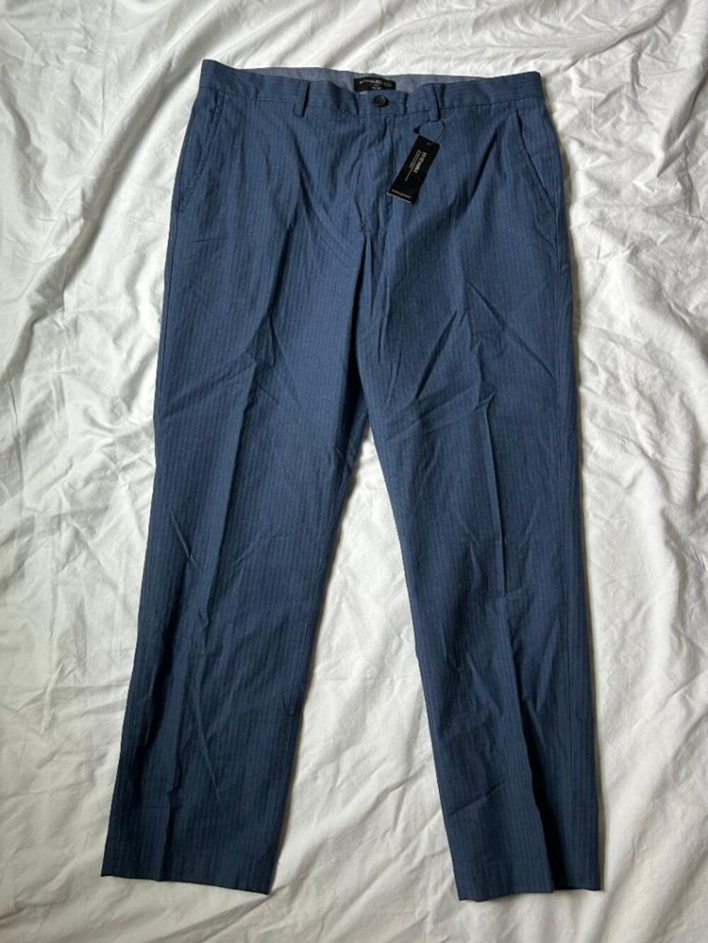NWT BANANA REPUBLIC STRETCH COTTON PANTS 35X30 TROUSERS NEW WITH TAGS SLIM FIT